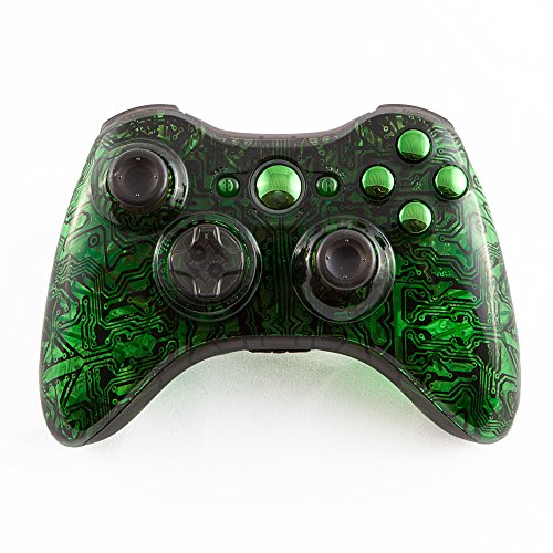 נקה לוח מעגל ירוק Xbox 360 בקר מותאם אישית