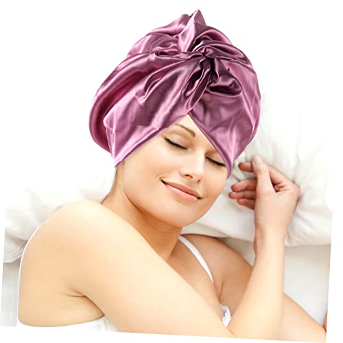 FOMIYES כפול שכבה כפולה כובעי שיער לנשים כובעי מקלחת נשים מצנפת שיער מתולתלת לשינה כובעי מקלחת מצחיקים כובעי מקלחת חידוש אספקת מקלחת אספקת