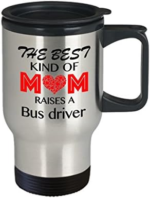 נהג אוטובוס מצחיק ספל קפה, הסוג הטוב ביותר של אמא מגדל נהג אוטובוס, רעיון למתנה ליום האם, חג ליום הולדת חג האהבה חג המולד