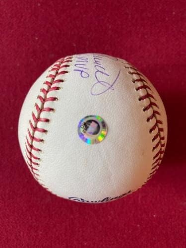 מייק שמידט, חתימה על בייסבול רשמי 3x MVP - תוספות - כדורי חתימה