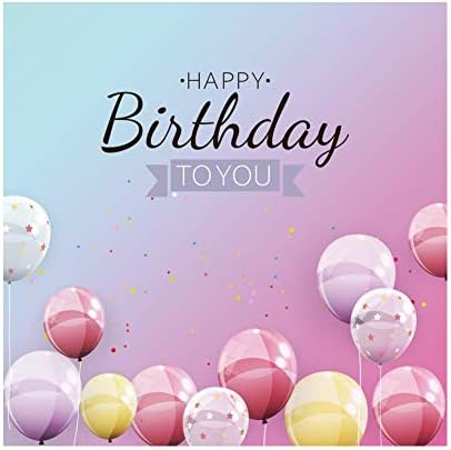 Leowefowa פסטל ורוד טון יום הולדת יום הולדת ויניל 10x10ft ורוד בלונים סגולים צהובים רקע אישה גברת ילדה ילדה יום הולדת מסיבת עוגת עוגת
