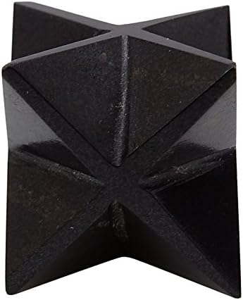 הרמוניזציה של 8 נקודות מרקבה שחור אוניקס אבן רוחנית כוכב קדוש רייקי ריפוי אבן חן