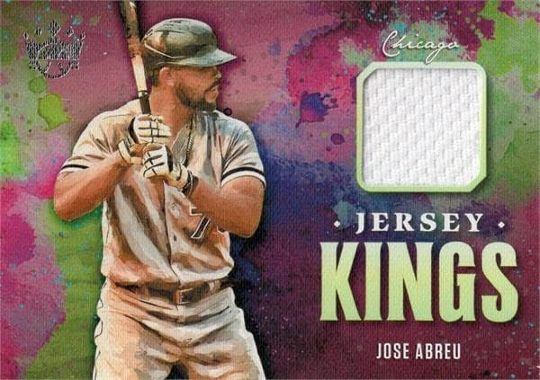 מחסן חתימה 676052 חוזה נגן Abreu Wears Jersey Patch Chicago White Sox 2021 Panini Jersey Kings No.jkja כרטיס בייסבול