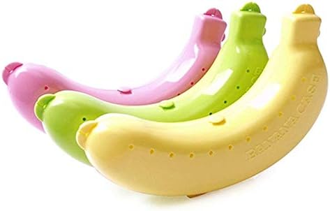 תיבת מקרה מיכל חמוד אחסון 3 צבעים בננה הצהריים מחזיק פירות מגן מזון אחסון ארוחת הכנת תיק לגברים