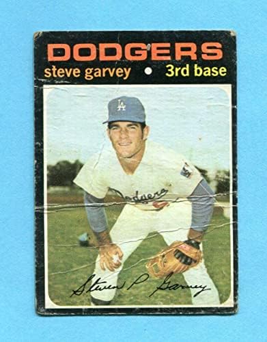 1971 Topps 341 סטיב גארווי לוס אנג'לס דודג'רס כרטיס בייסבול טירון כיתה נמוכה - כרטיסי בייסבול מטלטלים