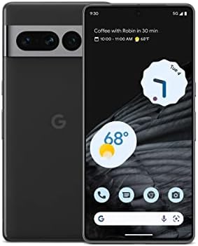 Google Pixel 7 Pro - 5G טלפון אנדרואיד - סמארטפון לא נעול עם טלפוטו, עדשת זווית רחבה וסוללה 24 שעות ביממה - 512 ג'יגה -בייט - אובסידיאן