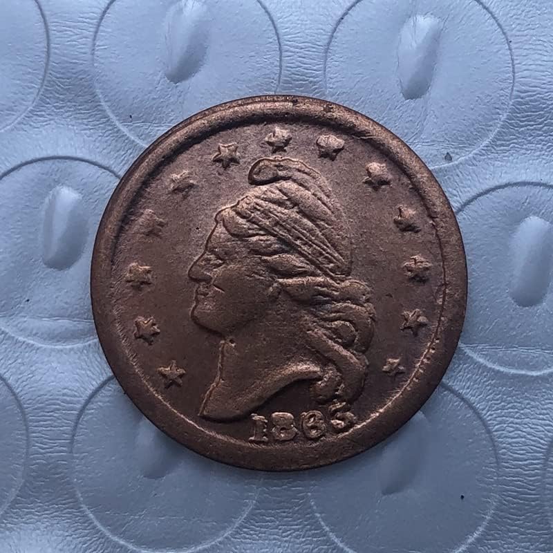 צ'ינגפנג 1863 מטבע אמריקאי ייצור מטבעות עתיקות מטבע זכר מטבעות זיכרון זרות 6
