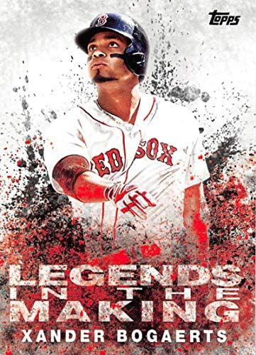 2018 עדכון Topps אגדות בהופעה LITM-23 XANDER BOGAERTS BOSTON RED SOX רשמי כרטיס מסחר בייסבול MLB במצב גולמי