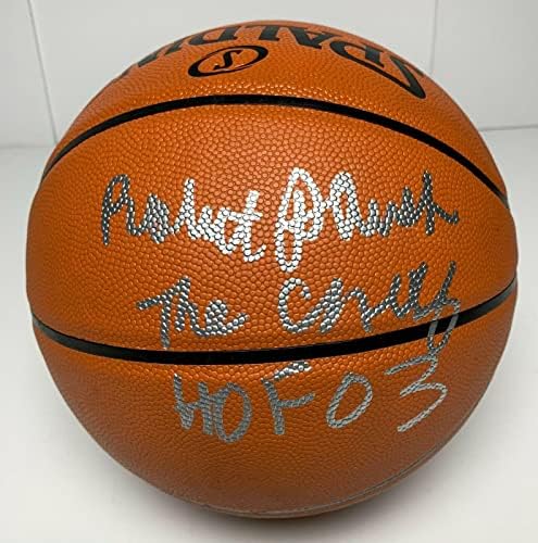 רוברט פאריש חתם על כדורסל ספאלדינג בוסטון סלטיקס PSA 3T07777 כתובות - כדורסל חתימה