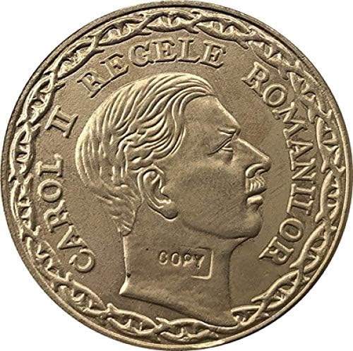 1940 רומניה 100 ליי העתק מטבעות זהב 35 ממ מתנה מטבע מטבע חידוש