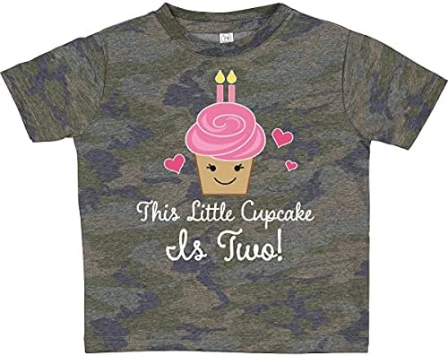 חולצת טריקו של פעוטות חמודות אינקטסטיות בנות יום הולדת שנייה