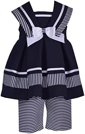 שמלת תלבושת תלבושת תלבושת תלבושת ימי של בוני ז'אן - לבנות תינוקות, תינוקות ופעוטות