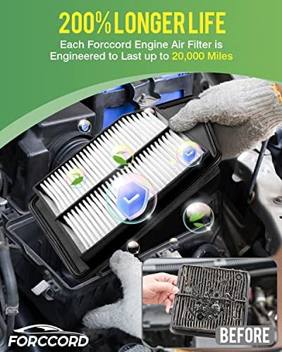 מסנן אוויר של מנוע Forccord מתאים ל- ACURA TLX L4 2.4L אקורד L4 2.4L החלפת מסנן אוויר CA11476 אביזרי רכב