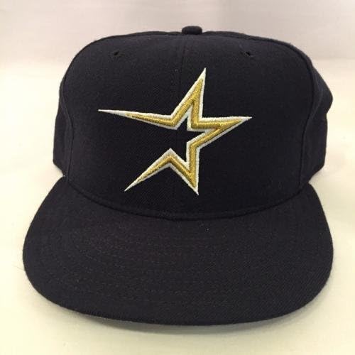 יוגי ברה חתום על כובע כובע בייסבול של יוסטון אסטרוס כובע PSA DNA - כובעים עם חתימה