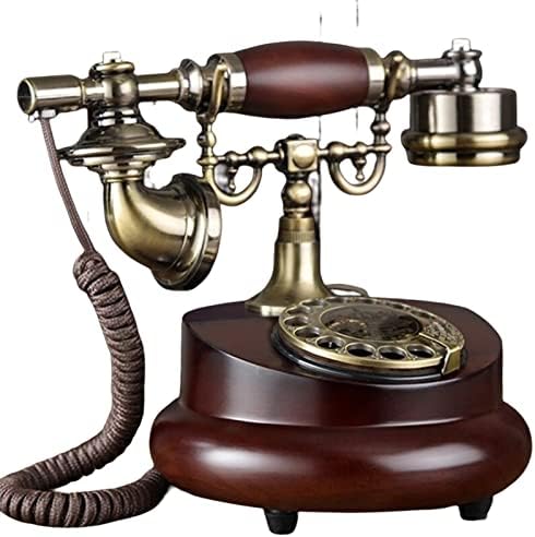 טלפונים גאוני טלפונים קבועים רטרו דיגיטלי טלפון סיבוב טלפונים דקורטיביים קווי למשרד הביתי