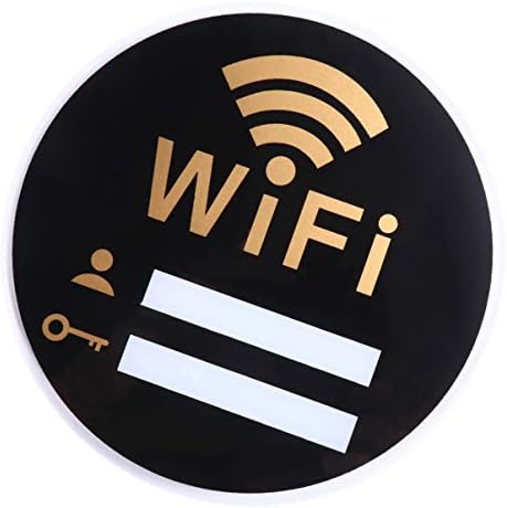 סיסמה wifi סיסמה WiFi סיסמה סיסמה סיסמה מעודנת של סימן WiFi Acrylic Sign