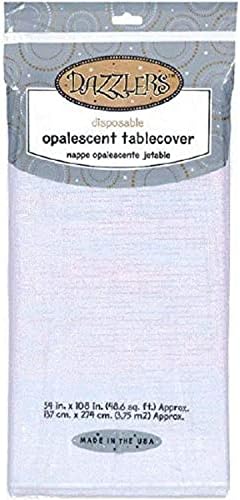 Classisc Classisc Dazzler Party-TableCovers, גודל אחד, לבן