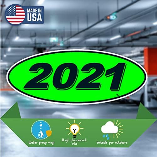 Versa-Tags 2021 2022 & 2023 דגם סגלגל שנת סוחר מכוניות מדבקות חלונות נוצרות בגאווה בארצות הברית Versa דוגמנית סגלגלה מדבקות לשנת השמשה
