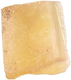 Gemhub לא חתוך מחוספס פלואוריט צהוב טבעי 158.45 CT ריפוי אבן קריצלית, אבן צ'אקרה ריפוי לשימושים מרובים