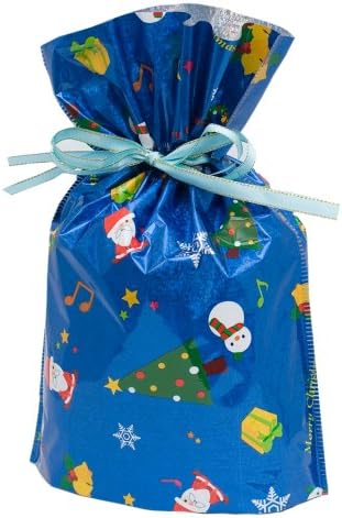 METER MATE 21157-3 שקיות מתנה לרישום 3 חלקים, X-LAGER, נושא חג כחול