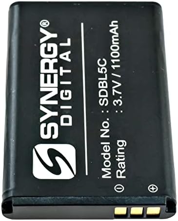 Synergy Digital Barcode Scanner סוללה, תואמת לסורק ברקוד של נוקיה 1280, קיבולת גבוהה במיוחד, החלפה לסוללת Lark Bjorn BL-6SP