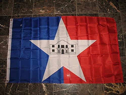 3x5 עיר אנטוניו טקסס דגל 3'x5 'נגל פליז