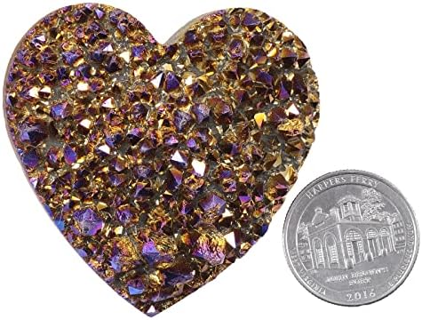 Cheungshing Love Heart Angel Aura Aura Rock Crystal Crystal Clusterdeald Mineral Mineral Specimene Reiki ריפוי קריסטלים קישוט אבן למשרד