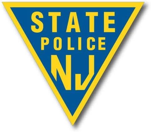 משטרת ניו ג'רזי משטרת NJSP מדבקה מדבקה - גרפיקה מדבקה - נדבקת לכל משטח שטוח