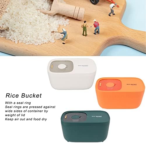 ארמוקס אורז דלי, עבודה חיסכון ללא פיגור נורדי סגנון ביתי אורז דלי עם חותם טבעת עבור רב תבואה