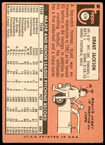 1969 Topps 174 Mudcat Grant Philadelphia Phillies Dean's Card
